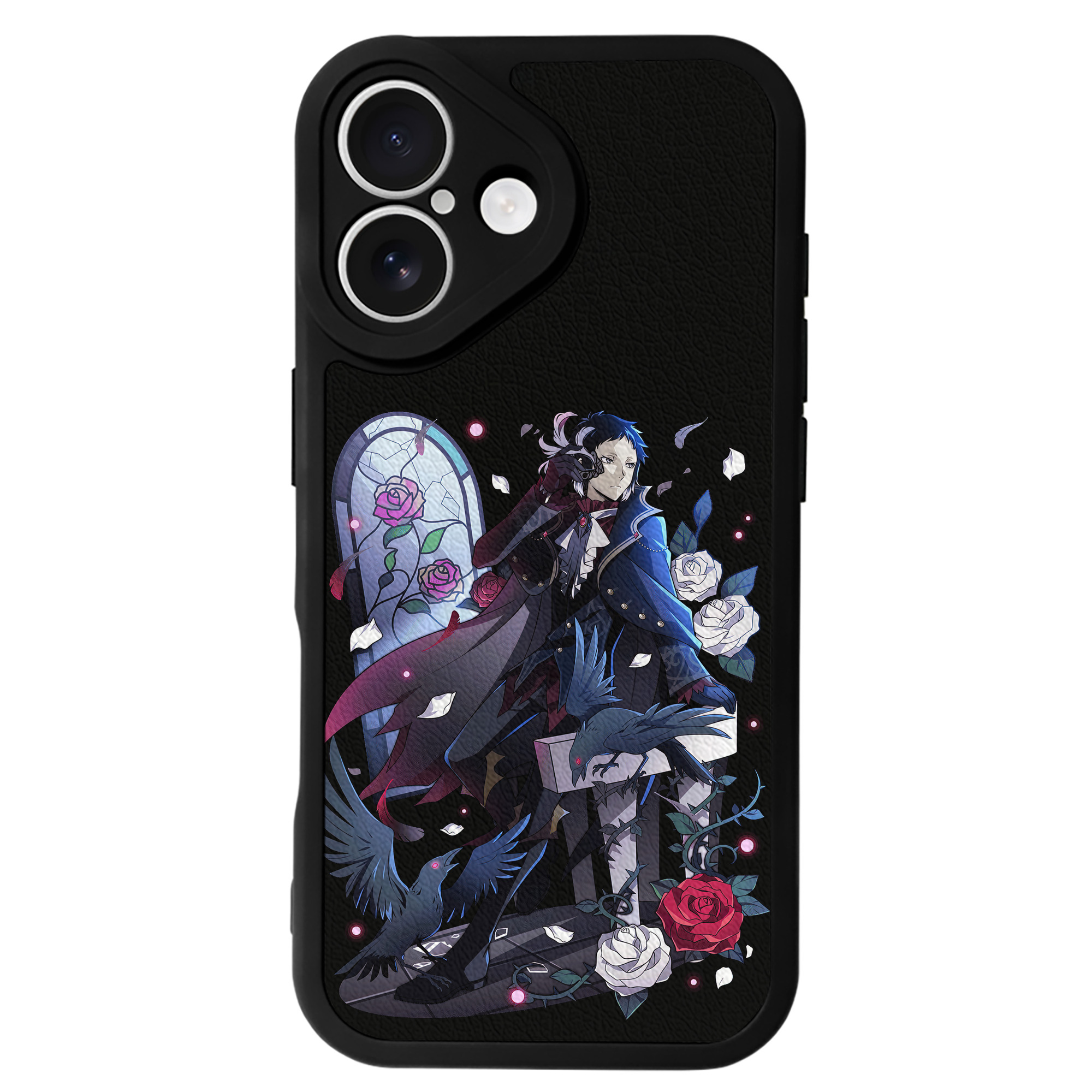 （画像用） 文豪ストレイドッグス Bungo Stray Dogs 【iPhone 16シリーズ対応】シリコンスマホケース（レザー調） 材質：シリコン